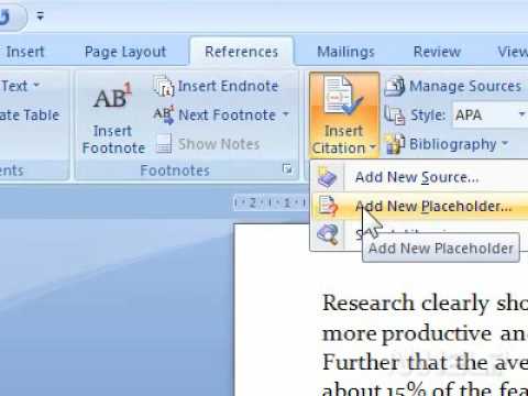 add placeholder text in word